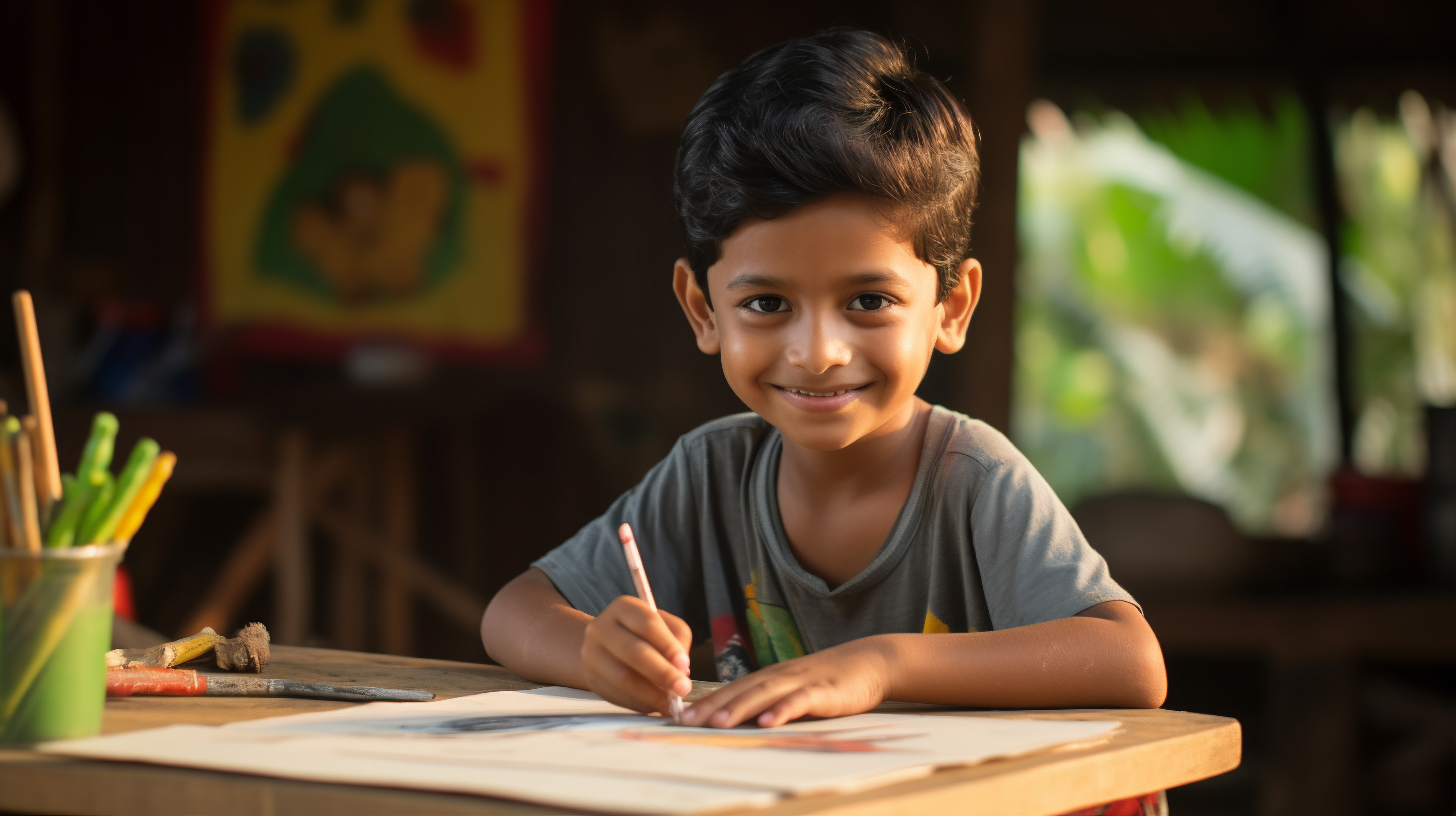 Children learning together